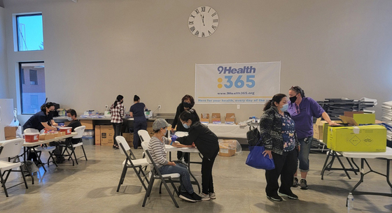9헬스 365가 지난 10월 15일에 덴버 제자교회 비젼센터에서 건강검진 행사를 열었다.
