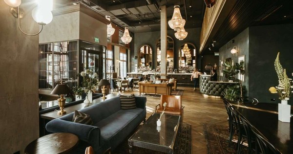 더 램블 호텔의 내부.