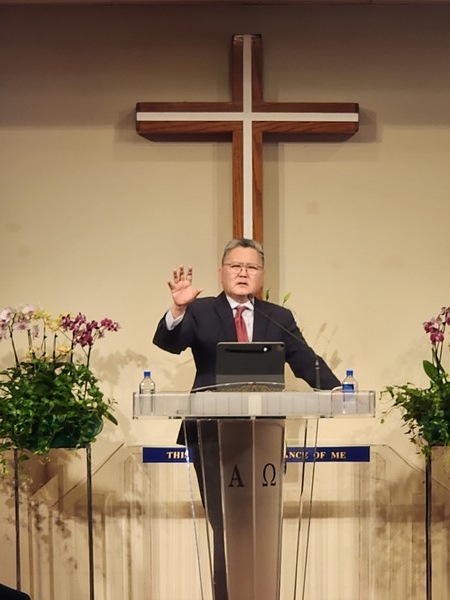 정대성 은퇴목사. 