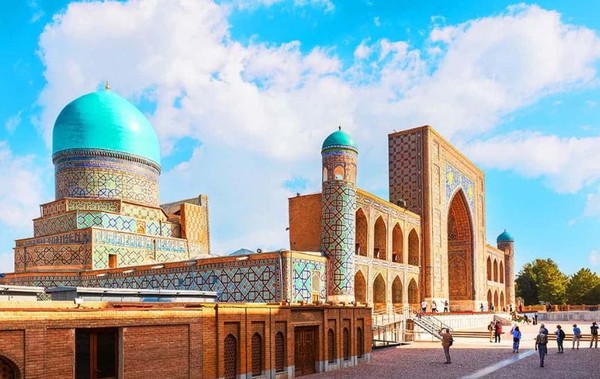 우즈베키스탄의명소 사마르칸트.